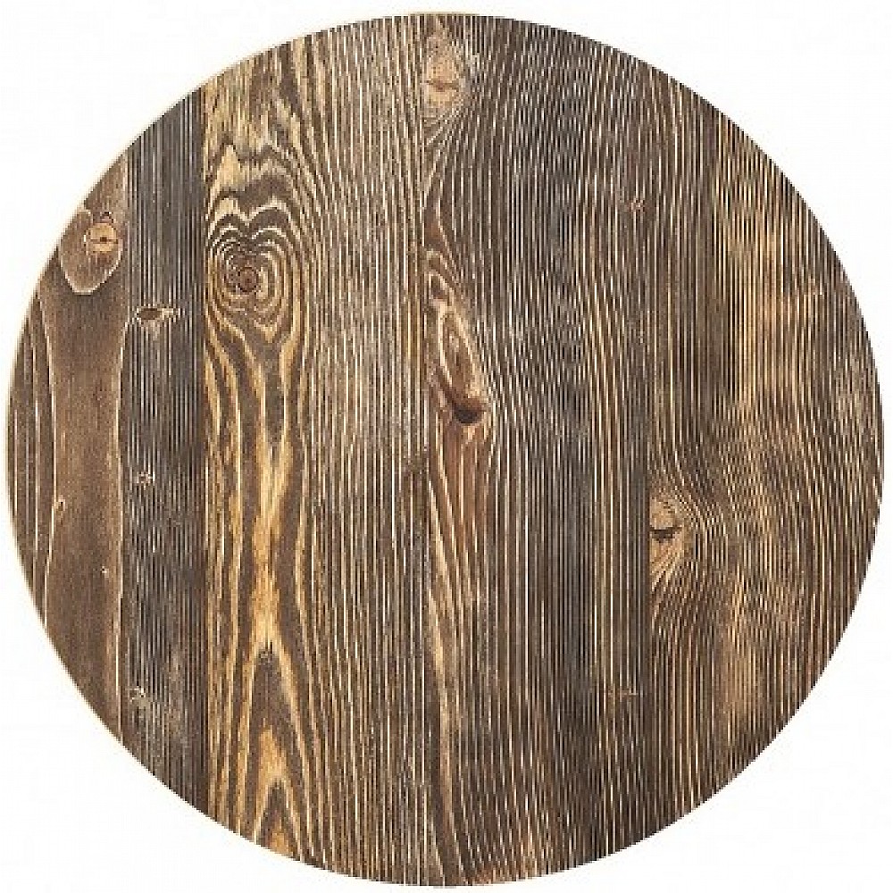 Table Top Solid Fir Wood R60x4cm - Ξύλο - 60x60x4 cm