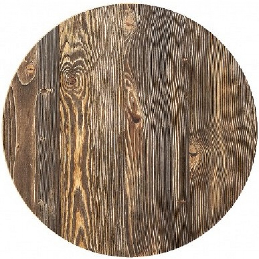 Table Top Solid Fir Wood R70x4cm - Ξύλο - 70x70x4 cm