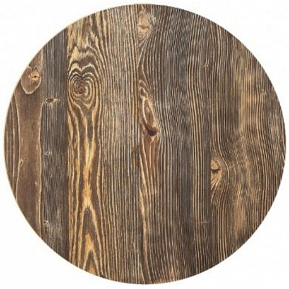 Table Top Solid Fir Wood R80x4cm - Ξύλο - 80x80x4 cm