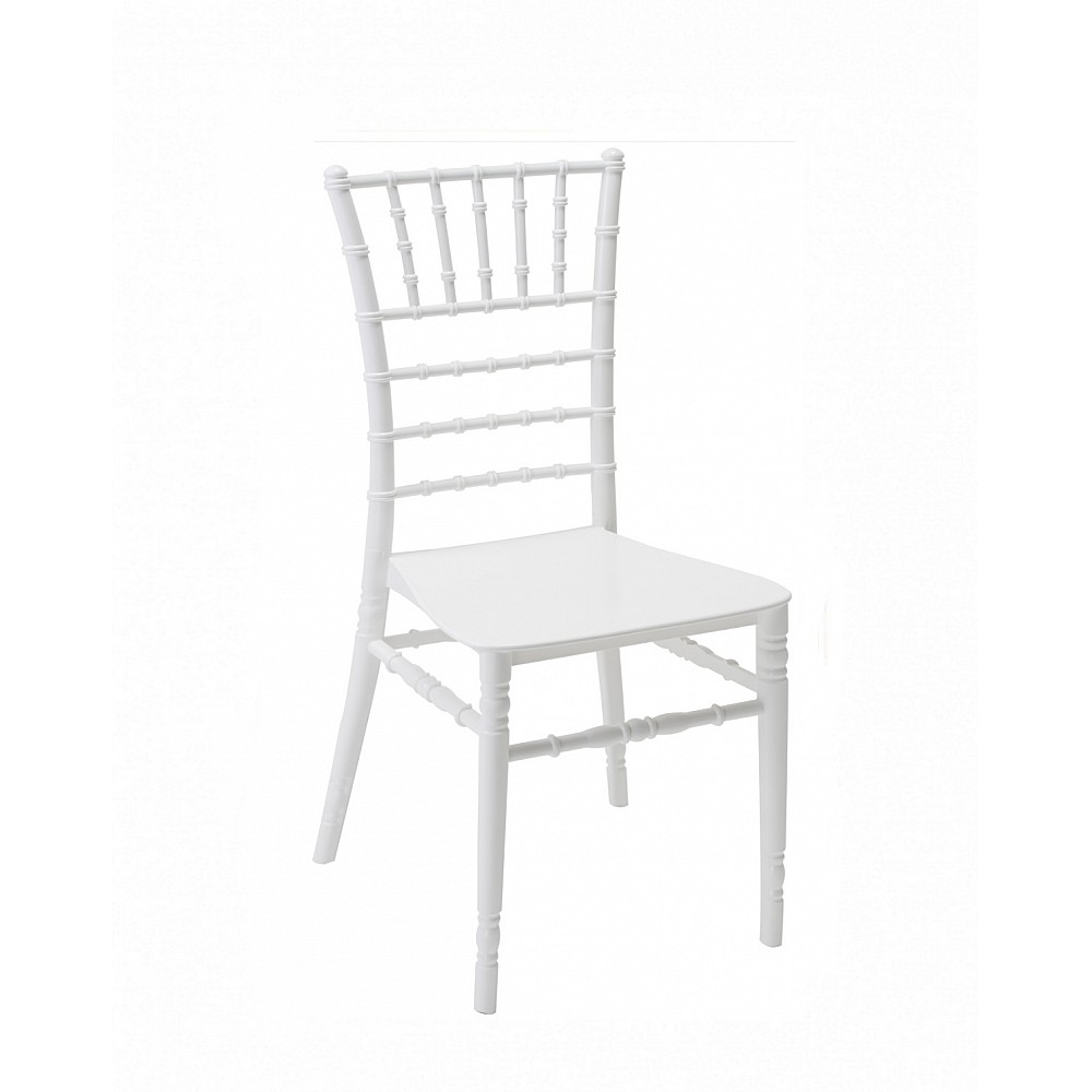 Καρέκλα Tiffany Λευκή - Πολυπροπυλένιο - 43x40x92 cm