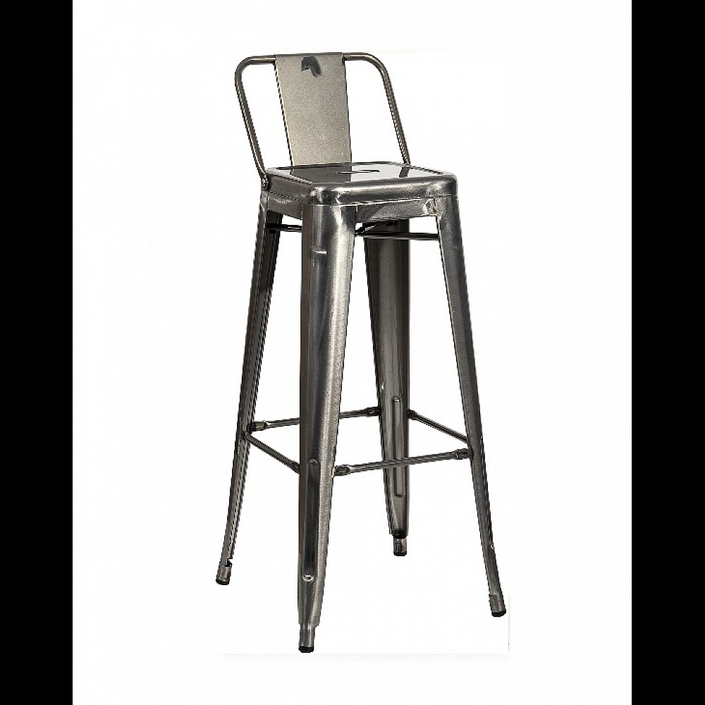 Barstool Dolix/SB2 Brushed - Μέταλλο - 44x43x95 cm