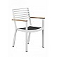 York/D7 Dining Set White - Αλουμίνιο