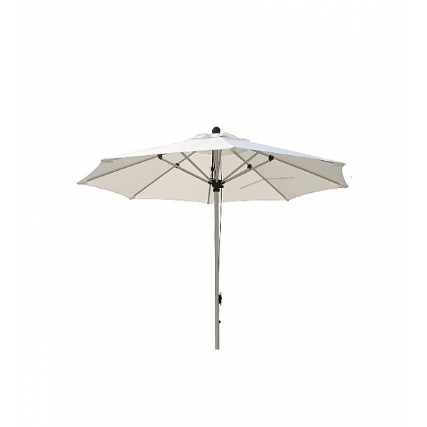 Milano Umbrella Φ2,5m White - Αλουμίνιο