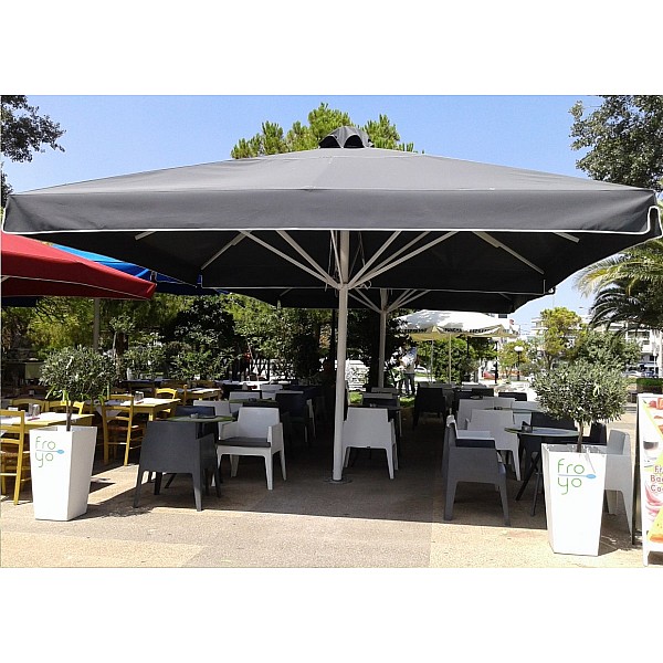 Cabana Umbrella 4x4m without flap - Αλουμίνιο - 400x400x250 cm