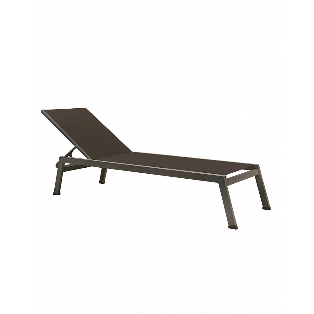 Martinique Sun-Lounger/Alu - Αλουμίνιο - 198x62x35 cm