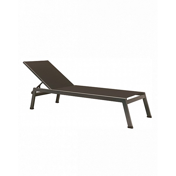 Martinique Sun-Lounger/Alu - Αλουμίνιο - 198x62x35 cm