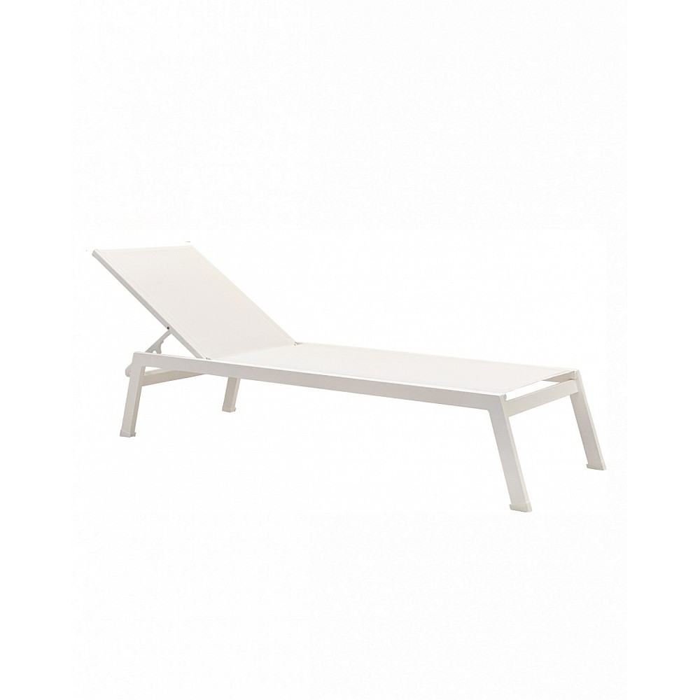 Martinique Sun-Lounger/Alu - Αλουμίνιο - 198x62x35 cm