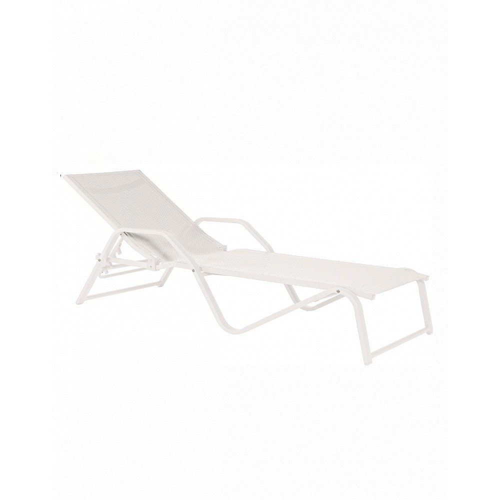 Valencia Sun-Lounger/Alu - Αλουμίνιο - 198x70x50 cm