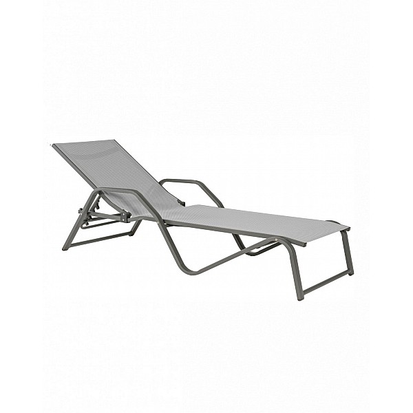 Valencia Sun-Lounger/Alu - Αλουμίνιο - 198x70x50 cm