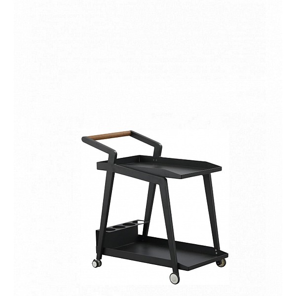 Emoti/Bar Trolley - Αλουμίνιο - 53.5x86.5x88 cm