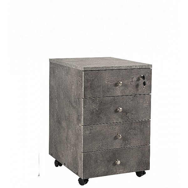 Μιο/4-Drawers Pedestal - Ξύλο - 42x52x65.5 cm