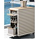 Airport/Bar Trolley Beige/Taupe - Αλουμίνιο - 76.5x40x88 cm