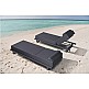 Riviera  Sun-Lounger Anthracite - Αλουμίνιο - 198x75x105 cm