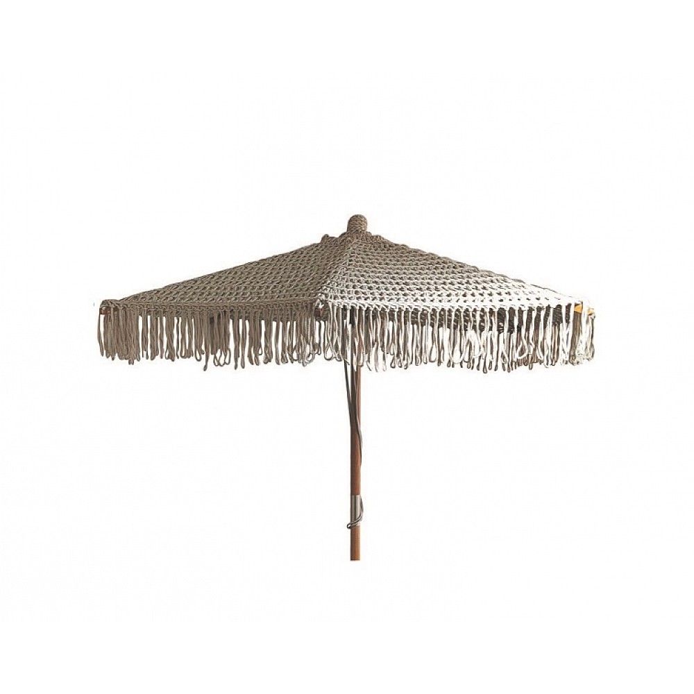 Makrame-2 Umbrella Φ250cm - Ξύλο - 250x250x270 cm