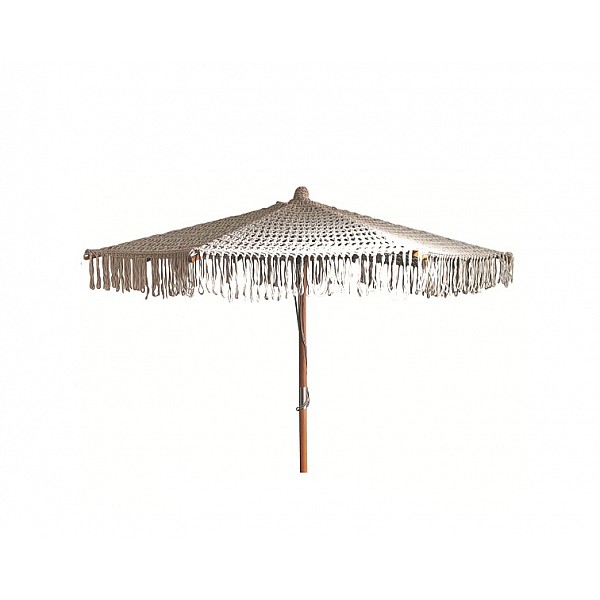 Makrame-2 Umbrella Φ250cm - Ξύλο - 250x250x270 cm