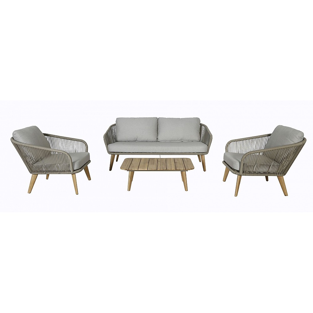 Finch-2 Lounge Set - Ξύλο