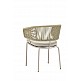 Nancy/P-Beige Armchair - Αλουμίνιο - 56x57x75 cm