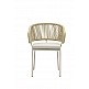 Nancy/P-Beige Armchair - Αλουμίνιο - 56x57x75 cm