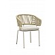 Nancy/P-Beige Armchair - Αλουμίνιο - 56x57x75 cm