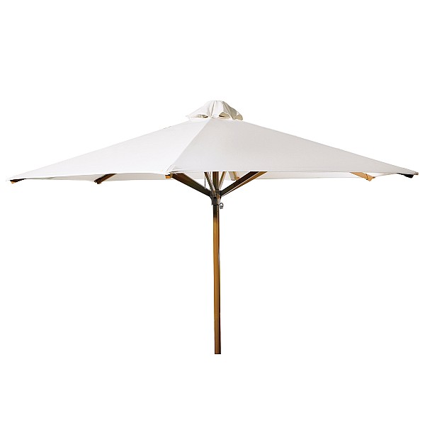 Lugano/W  oslash;230cm Aluminum Umbrella Wood Look - Αλουμίνιο - 230x230x240 cm