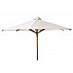 Lugano/W  oslash;230cm Aluminum Umbrella Wood Look - Αλουμίνιο - 230x230x240 cm