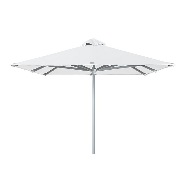 Lugano/S 230x230cm Aluminum Umbrella Silver - Αλουμίνιο - 230x230x240 cm