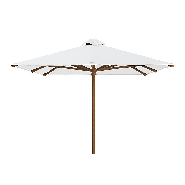 Lugano/SW 230x230cm Aluminum Umbrella Wood Look - Αλουμίνιο - 230x230x240 cm