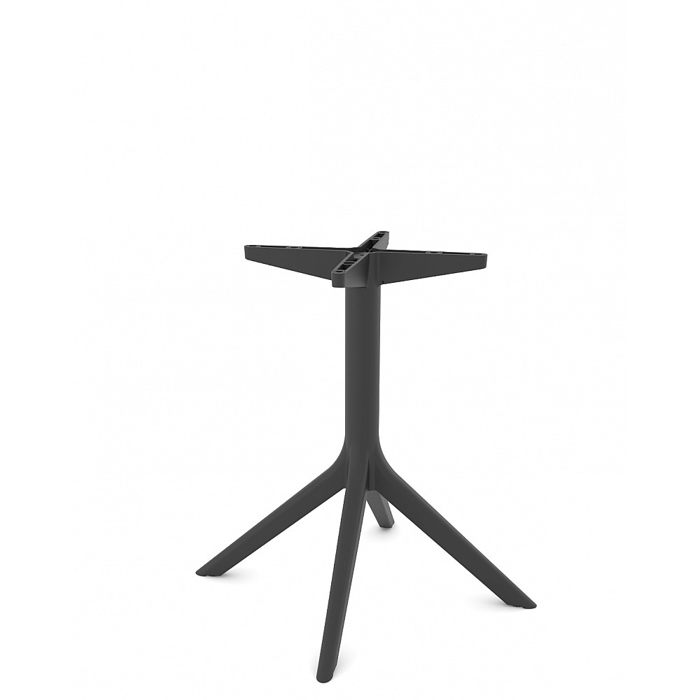 Rita/B Resin Table Base Anthracite - Πολυπροπυλένιο - 53x53x73.5 cm