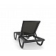 Florence/SL Resin Sun Lounger Anthracite - Πολυπροπυλένιο - 190x69x33 cm