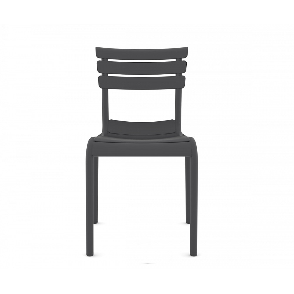 Hera/PL Resin Chair Anthracite - Πολυπροπυλένιο - 58x48x84 cm