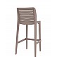 Leva/S Resin Barstool Cappuccino - Πολυπροπυλένιο - 49x51x104 cm