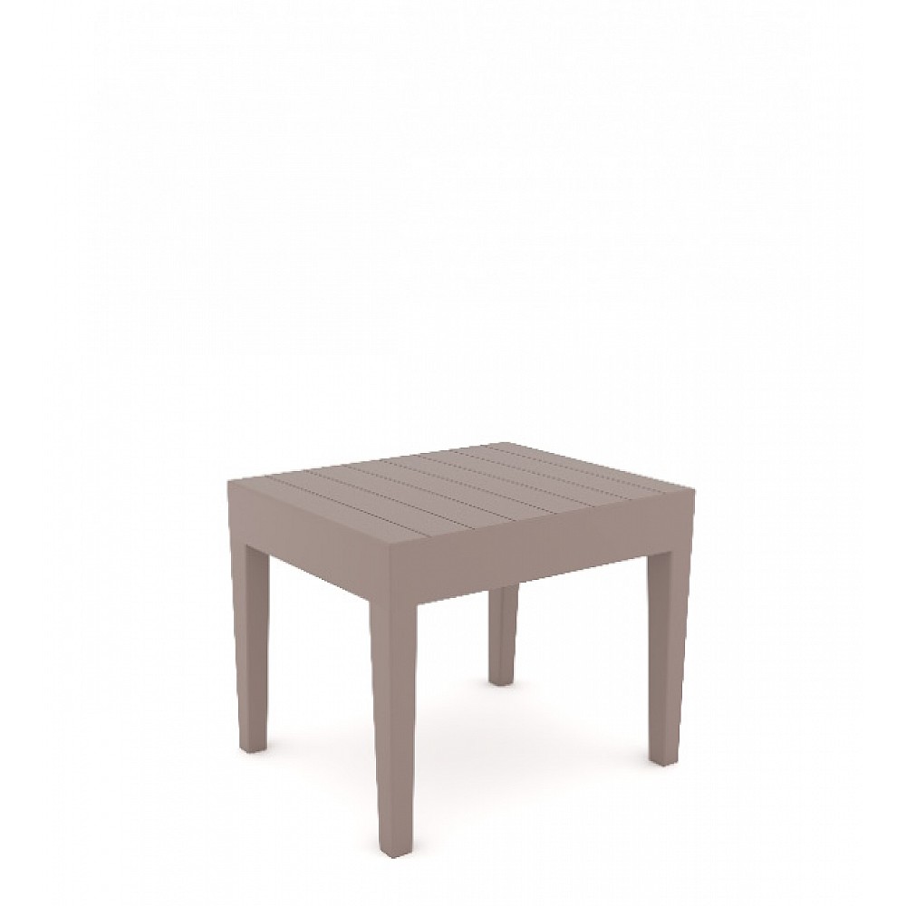 Alaska/T-45x55x44cm Table PP Cappuccino - Πολυπροπυλένιο - 55x45x44 cm