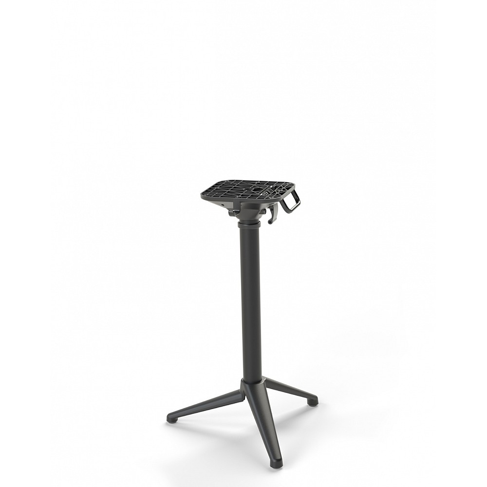 Anna/R Folding, Table-Base Black - Αλουμίνιο - 60x60x72 cm