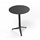 Anna/R Folding, Table-Base Black - Αλουμίνιο - 60x60x72 cm