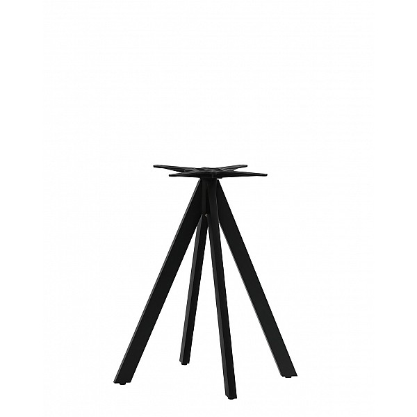 Paula-4 OUTDOOR Table-Base Black - Μέταλλο - 58x58x72 cm