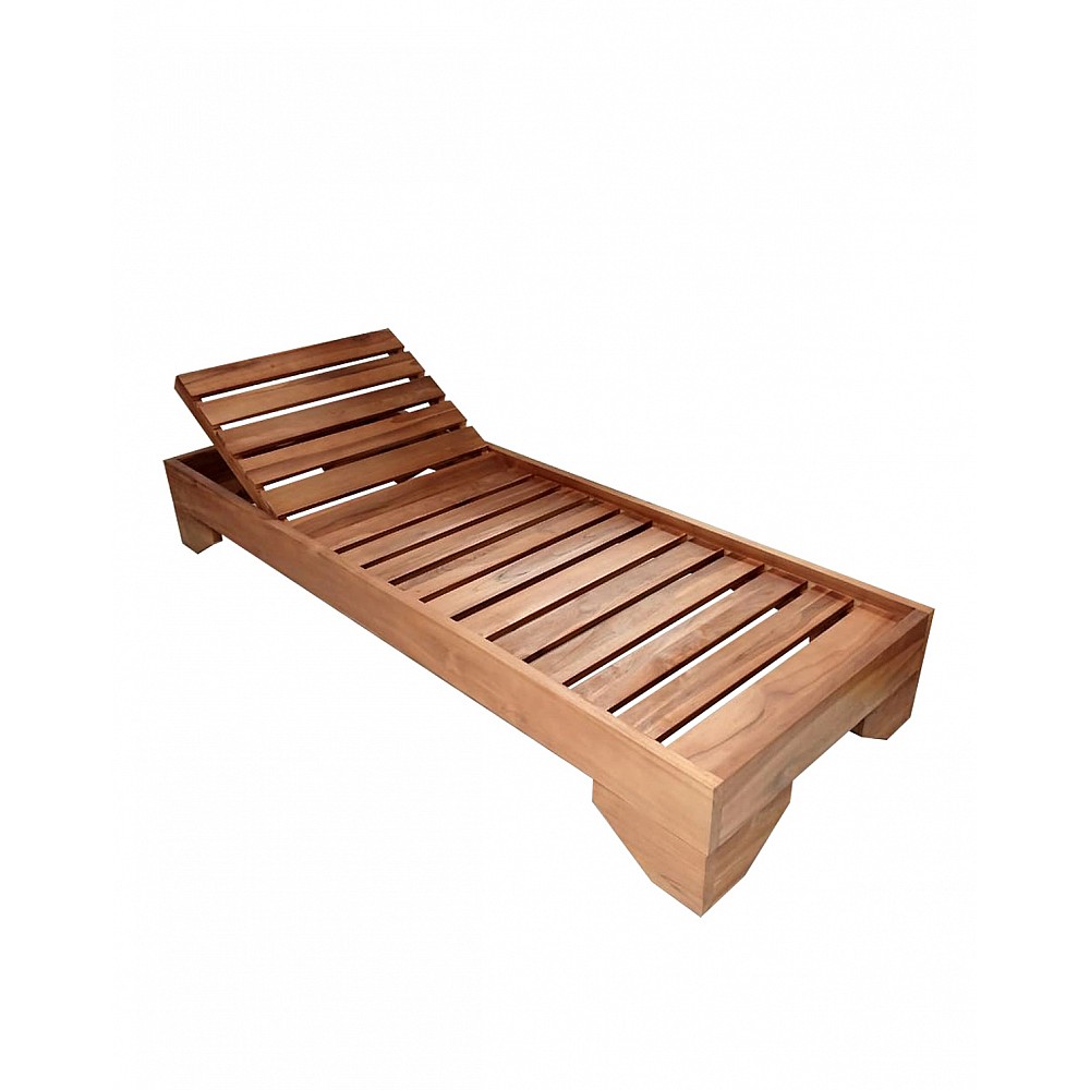 Santero Sun-Lounger Teak - Ξύλο - 198x75x28 cm