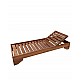 Santero Sun-Lounger Teak - Ξύλο - 198x75x28 cm