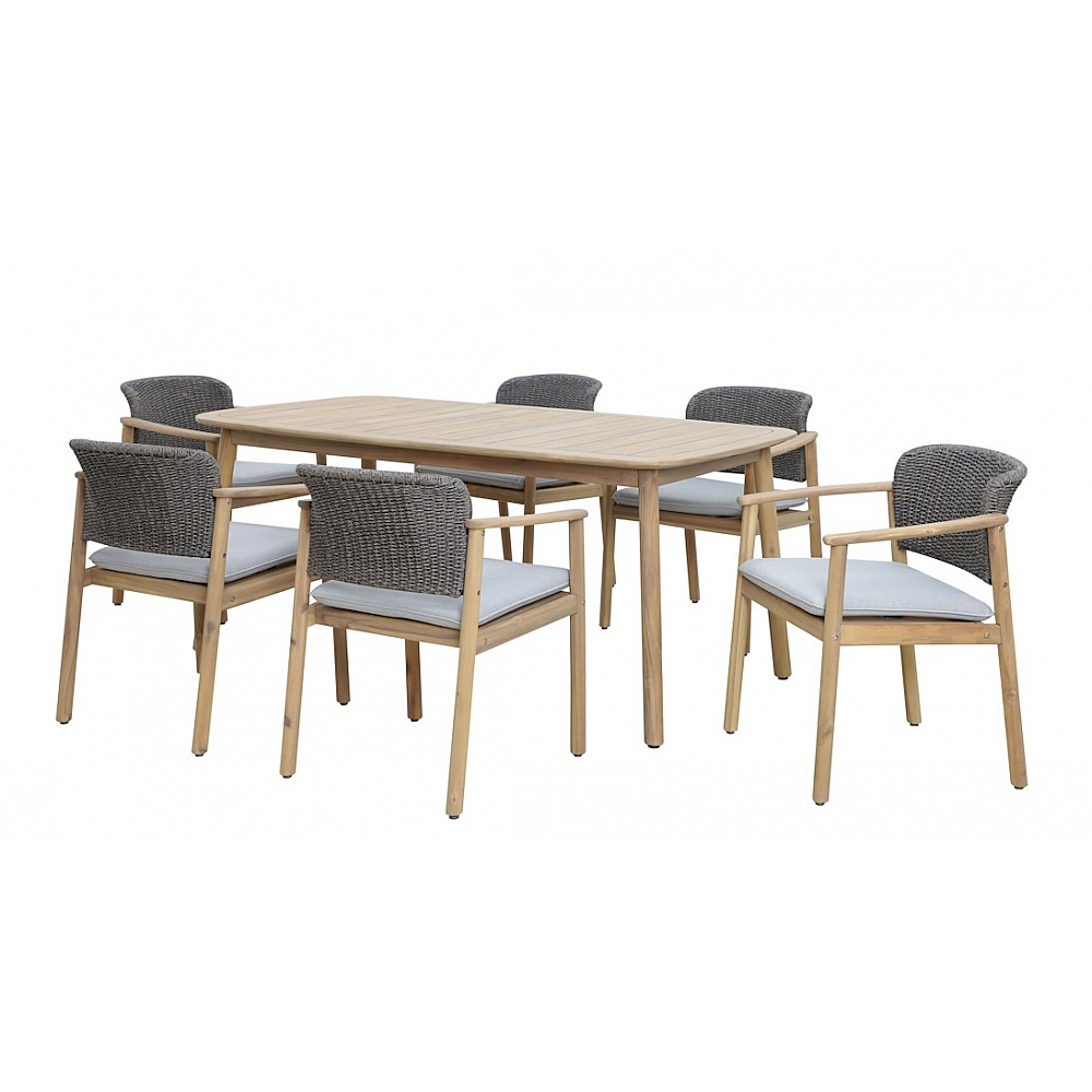 Freeport/D7 Dining Set - Ξύλο