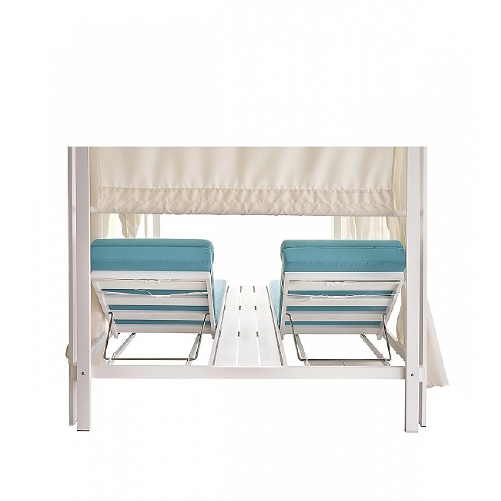 Fabio/Full Extras Day Bed White - Αλουμίνιο - 204x174x220 cm