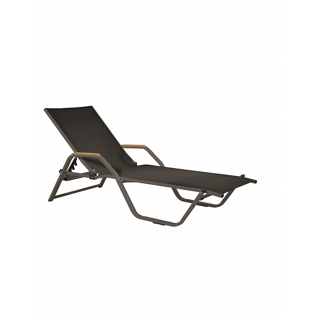 Majorca/W Sun-Lounger/Alu - Αλουμίνιο - 198x70x50 cm