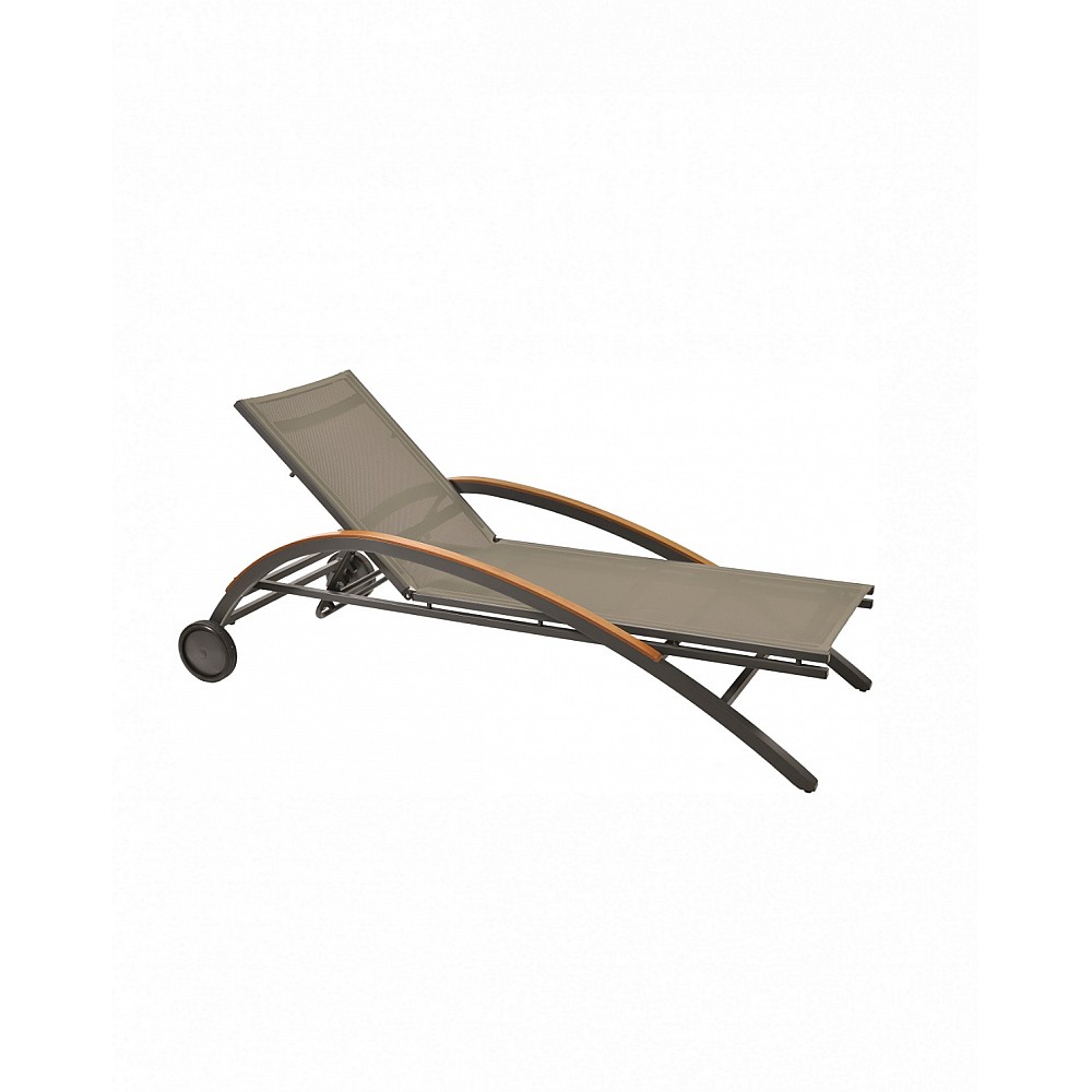 Barbados Sun-Lounger/Alu - Αλουμίνιο - 200x74x55 cm