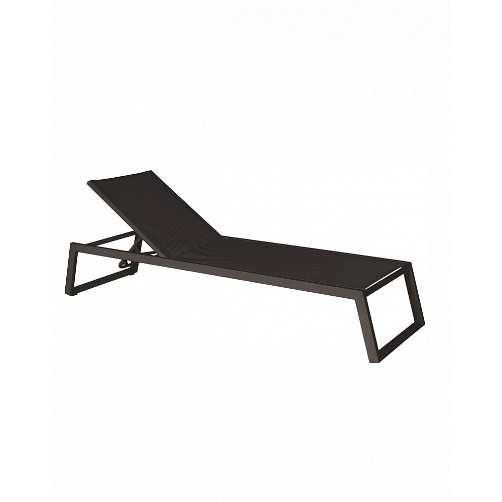 Brisbane Sun-Lounger/Alu - Αλουμίνιο - 198x62x40 cm