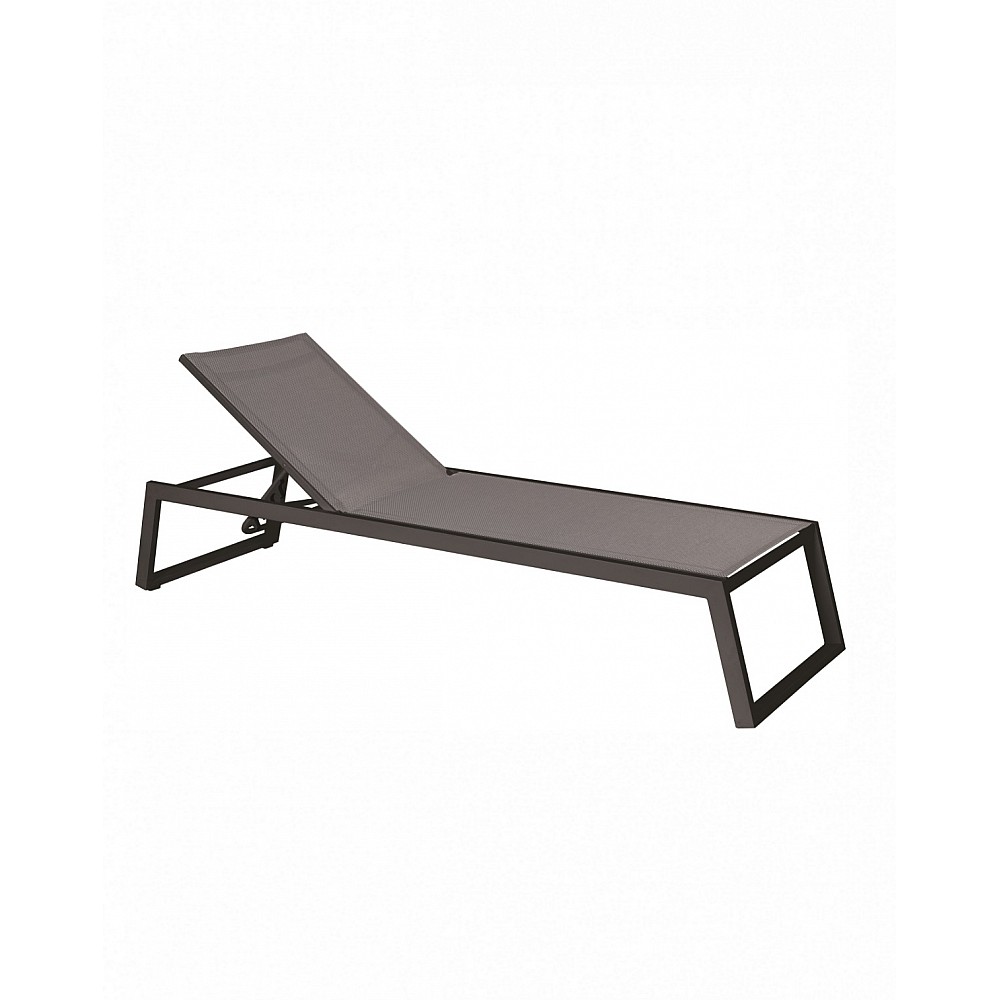 Brisbane Sun-Lounger/Alu - Αλουμίνιο - 198x62x40 cm