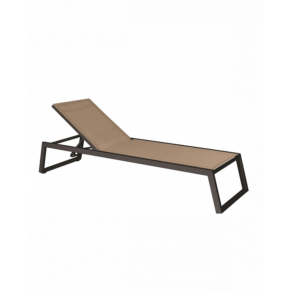 Brisbane Sun-Lounger/Alu - Αλουμίνιο - 198x62x40 cm