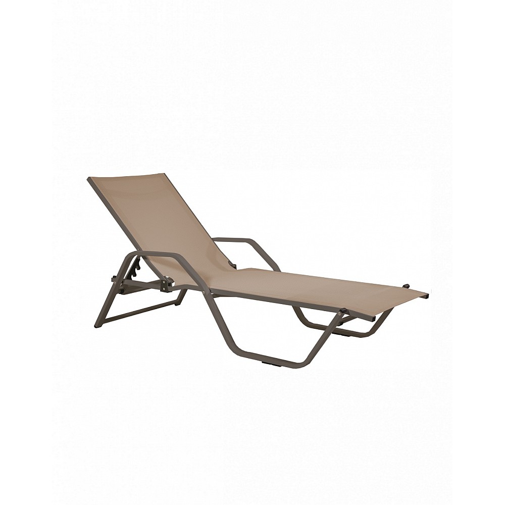 Majorca Sun-Lounger/Alu - Αλουμίνιο - 198x70x50 cm