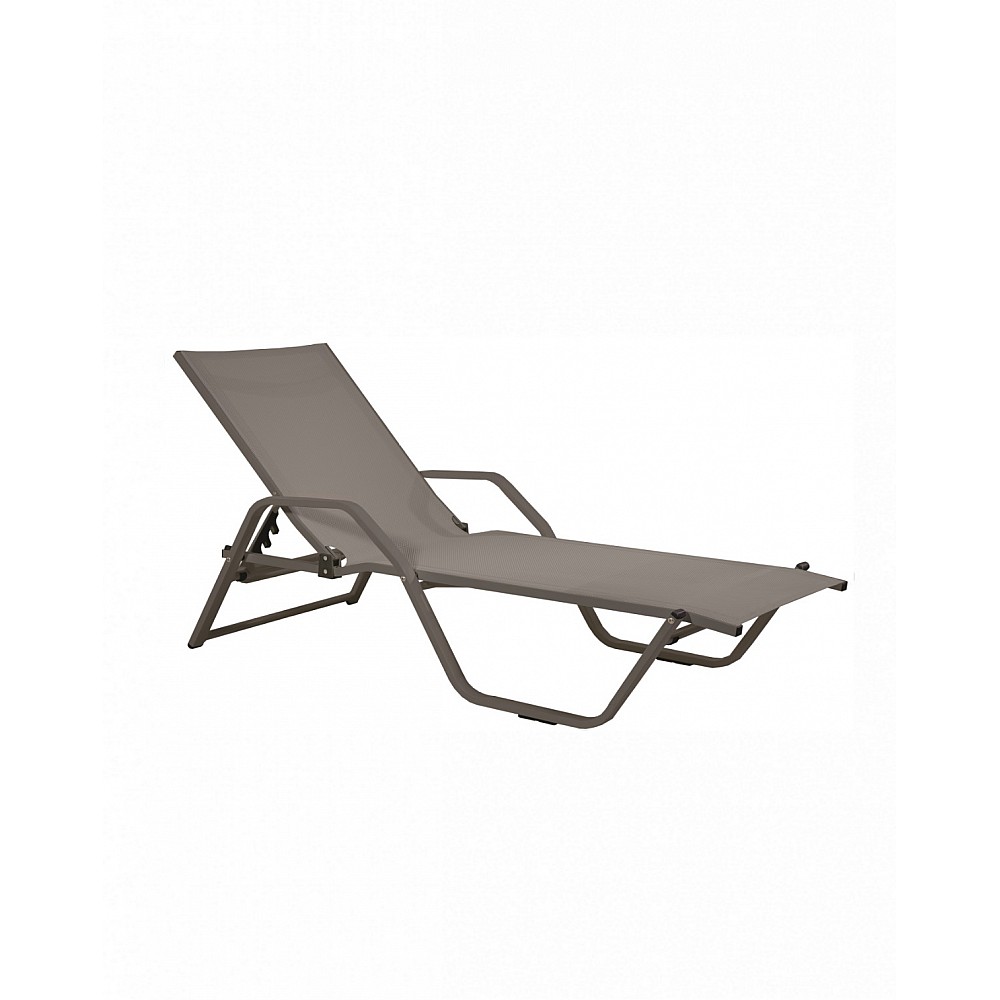 Majorca Sun-Lounger/Alu - Αλουμίνιο - 198x70x50 cm