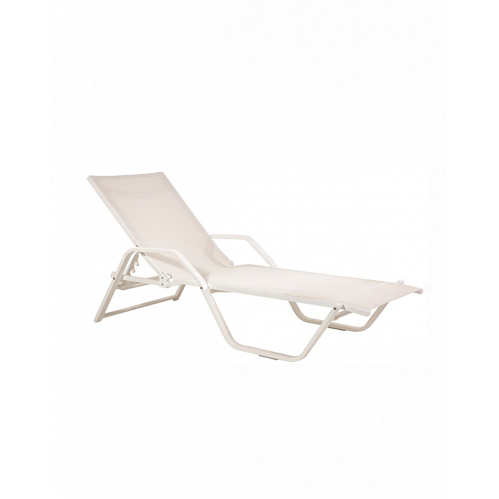 Majorca Sun-Lounger/Alu - Αλουμίνιο - 198x70x50 cm