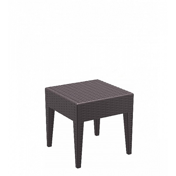 Ipanema Brown Table - Πολυπροπυλένιο - 45x45x45 cm