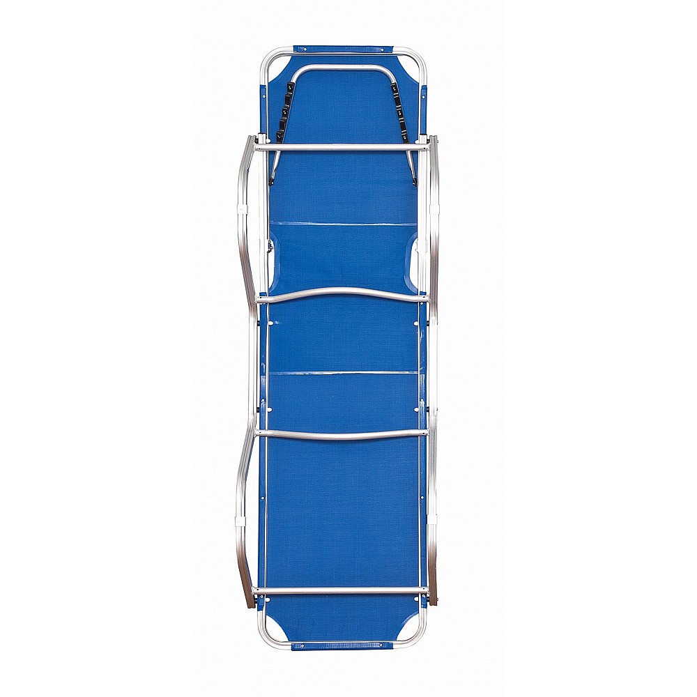 Sun-Lounger Florida/K Blue - Αλουμίνιο - 195x60x29 cm