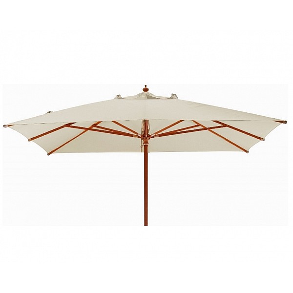 Madera Wooden Umbrella 3x3m - Ξύλο - 300x300x0 cm